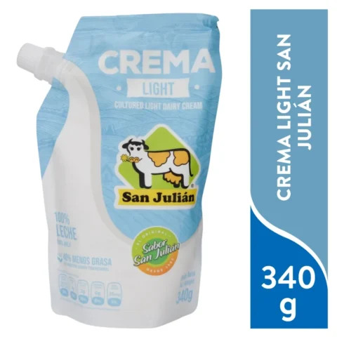 Crema San Julian light 100% leche - 340 g