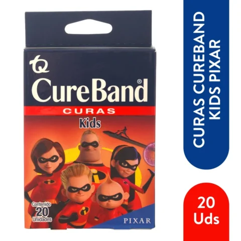 Curita Cureband Kids Diseño De Pixar - 20 Unidades