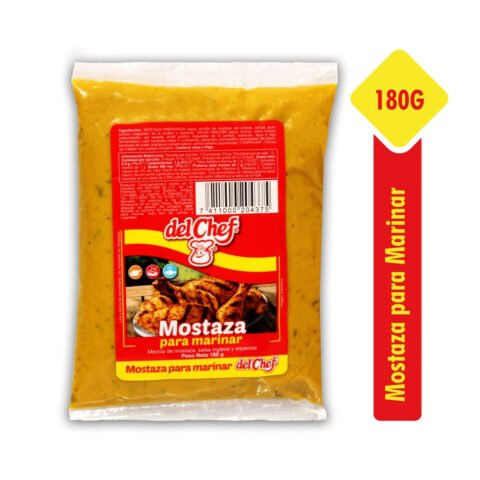 Del Chef Mostaza Para Marinar 180 g