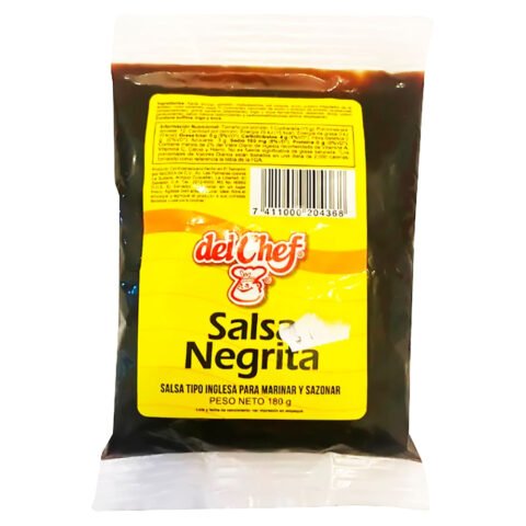 Del Chef Salsa Negrita 180 g Del Chef Salsa Negrita 180Gr