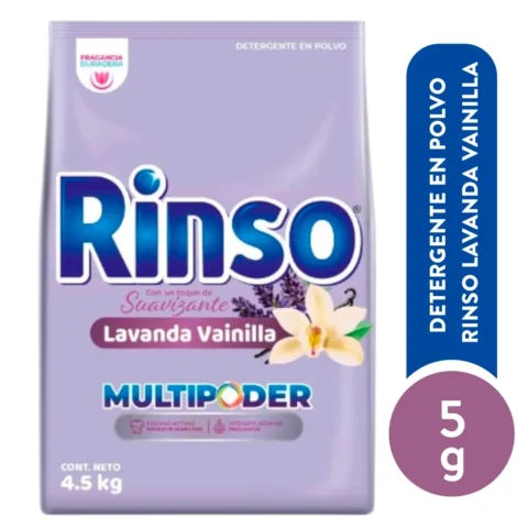 Det Polvo Rinso Suav Vainilla Lav 4500gr