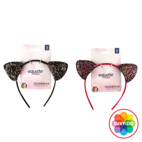 Diadema Marca Equate Para Cabello Orejitas - 1 Unidad