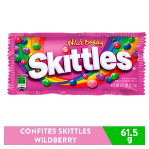 Dulces Skittles Wild Berry - 61.5 g