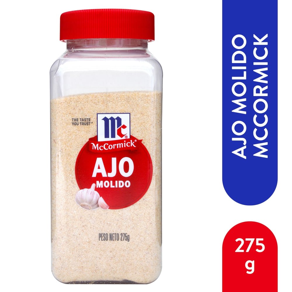 Especias Mc Cormick Ajo Puro Bote 275 g