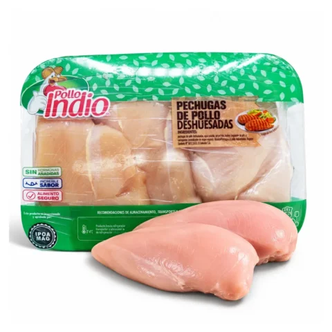 Filete Pechuga Pollo Indio Deshuesado Bandeja - Precio Indicado Por Libra (454 g)