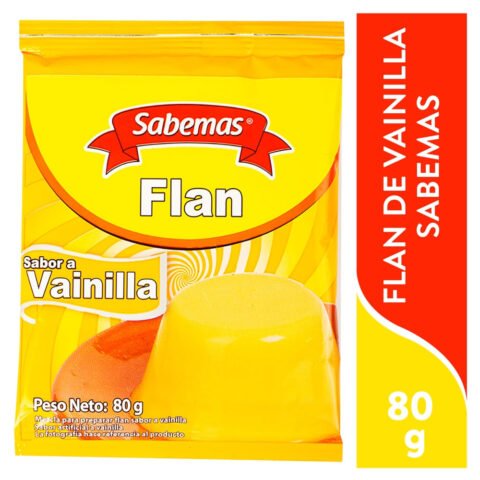 Flan De Vainilla Sabemas Bolsa - 80 g