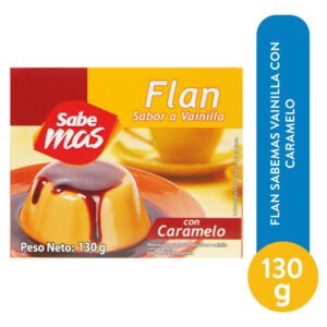 Flan Sabemas Vainilla Con Caramelo - 130 g