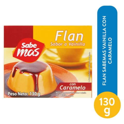 Flan Sabemas Vainilla Con Caramelo - 130 g