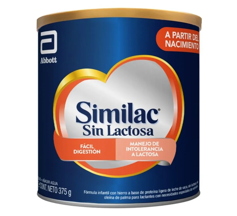 Fórmula Infantil Similac® Sin Lactosa - 375 g
