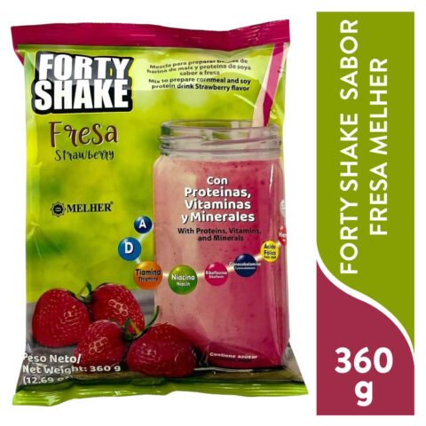 Forty Shake Fresa Melher 360 Gr