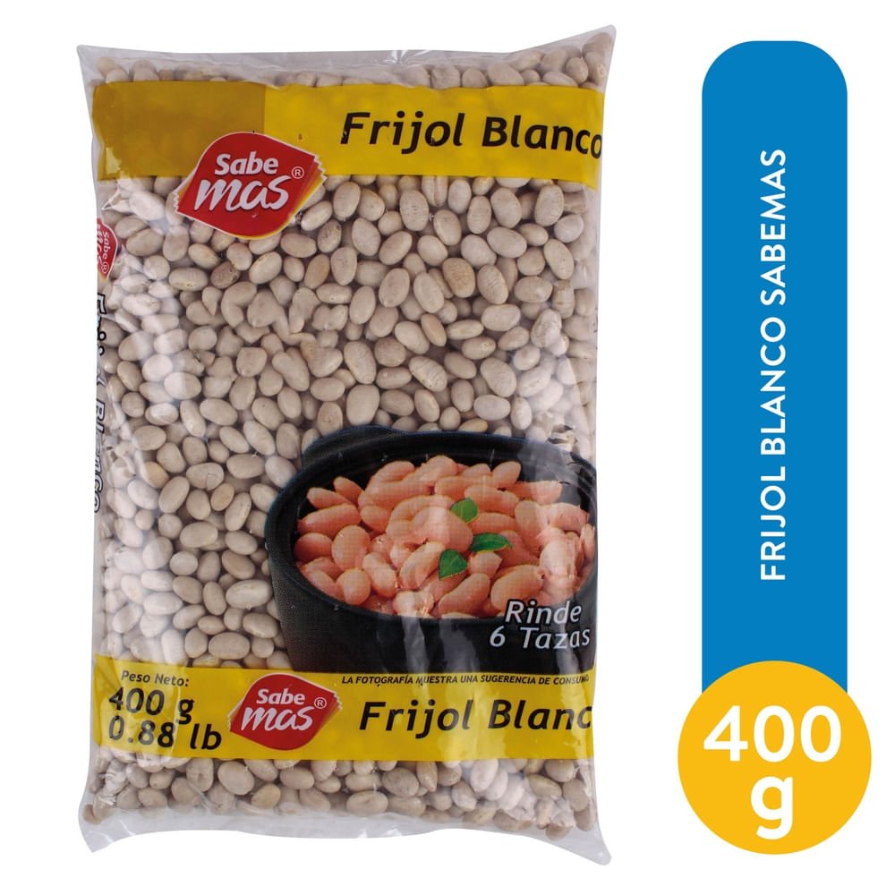 Frijol Sabemas Blanco En Bolsa - 400 g