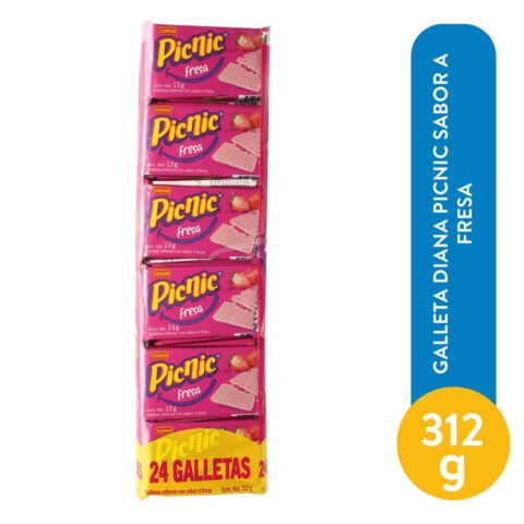 Galleta Diana Picnic Sabor A Fresa - 312 g