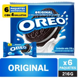 Galleta Nabisco Oreo Regular 6 Uds - 216 g
