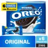 Galleta Nabisco Oreo Regular 6 Uds - 216 g