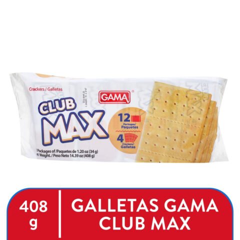Galleta Salada Gama Club Max 12 Pack - 408 g