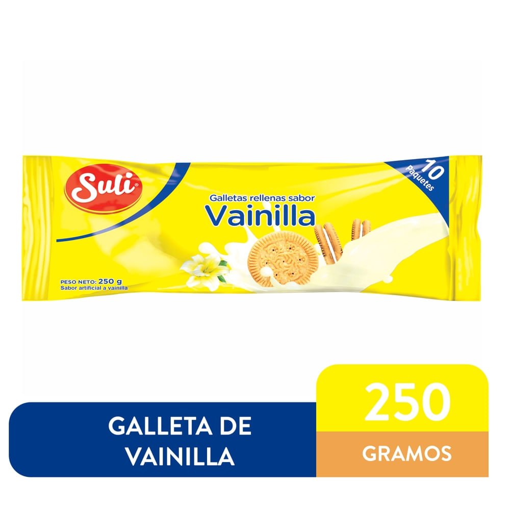 Galleta Suli Rellena De Vainilla - 250 g