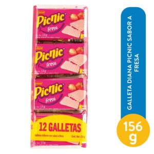 Galletas Diana picnic sabor fresa - 156 g