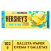 Galletas Hershey's wafers cookies & creme - 102 g Hershey Wafers Cookies And Creamy 102 g