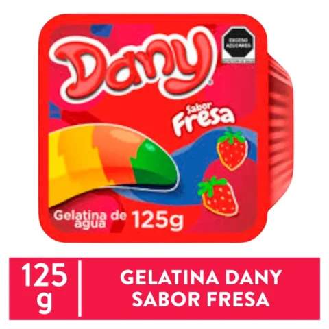 Gelatina Danone Dany sabor fresa -125 g