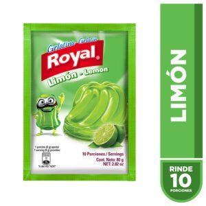 Gelatina En Polvo Royal Sabor A Limón Sobre - 80 g Gelatina En Polvo Royal Sabor A Limón Sobre - 80g