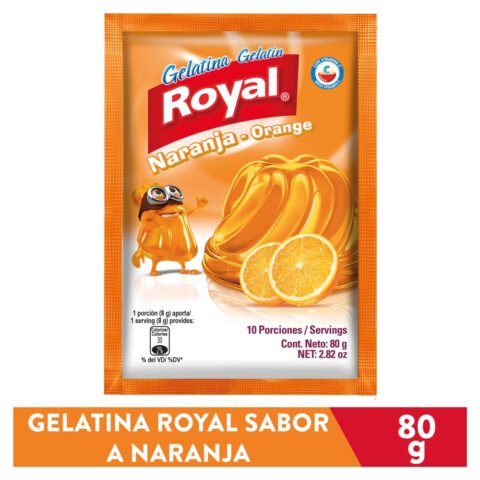 Gelatina Royal Sabor Naranja - 80 g