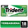 Goma De Mascar Trident Sabor Yerbabuena 18 und 30.6g