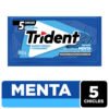 Goma Mascar Trident Slab 5S Sabor Menta - 8.5 g
