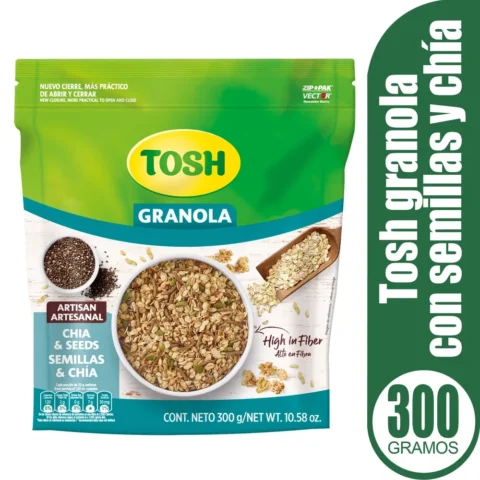Granola Tosh Con Semillas y Chía - 300 g