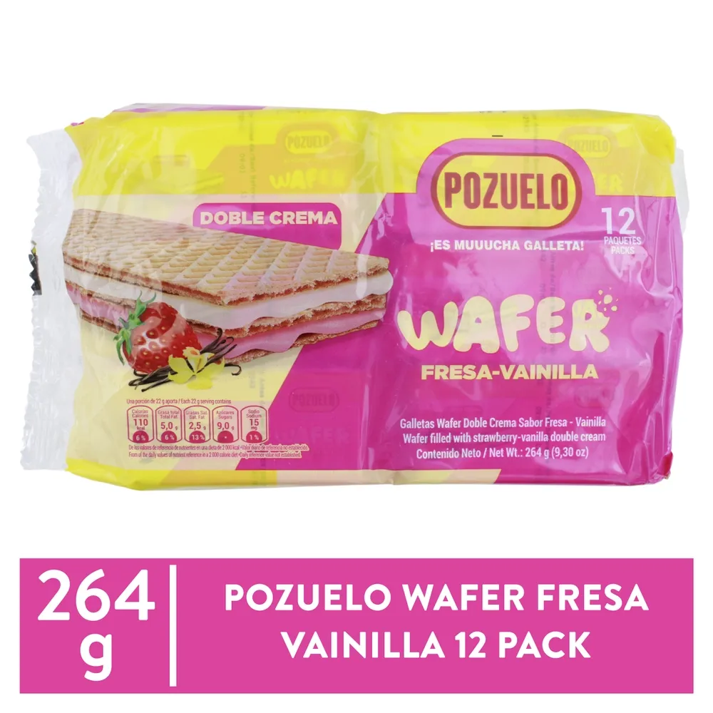 Gta Pozuelo Wafer Fre Vainilla 264 Gr