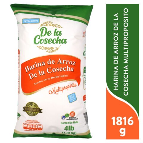 Harina de Arroz, De La Cosecha, multiproposito- 1,816 g Harina De Arroz De La Cosecha 1816 G