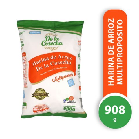 Harina de Arroz, De La Cosecha, multiproposito- 908 g Harina De Arroz De La Cosecha 908 G