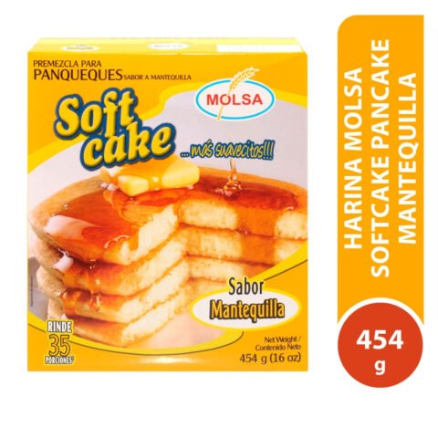 Harina Molsa Softcake Pancake Mantequilla - 454 g