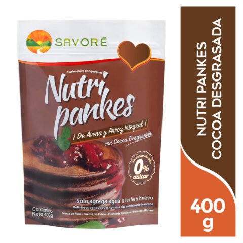Harina Savoré Nutri Pankes Cocoa - 400 g Harina Savore Nutri pankes Avena Integral - 400 g