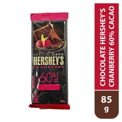 Hershey Chocolate Cranberry y Cacao - 85 g Chocolate Hershey's Cranberry 60 porciento cacao - 85 g