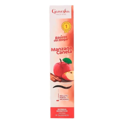 Incienso Ganesha Manzan Canela 18Pz Ea 1