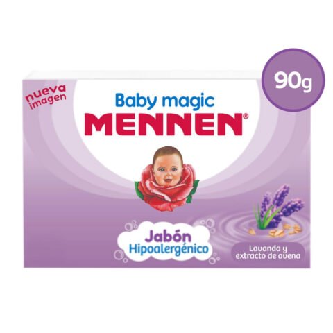 Jabón Corporal para Bebe Mennen Baby Magic Lavanda y Extracto Avena - 90 g