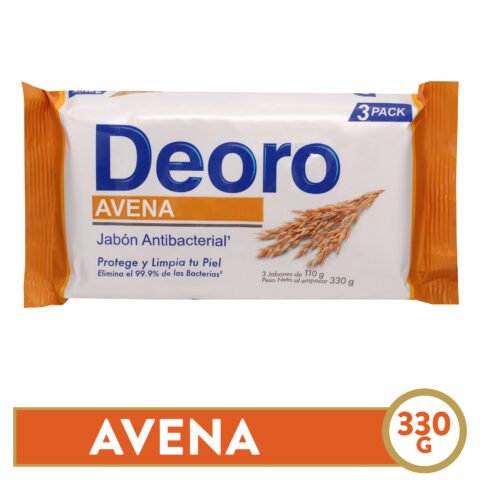 Jabón De Oro Antibacterial Aroma Avena 300 g Jabón De Oro Antibacterial Aroma Avena 300gr