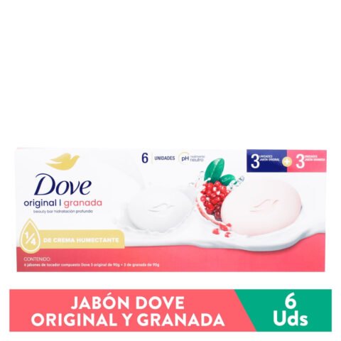 Jabon Dove 3 Original Y 3 Granada 540 Gr
