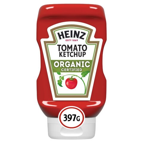 Ketchup Tomate Heinz Organica Botella - 397 g