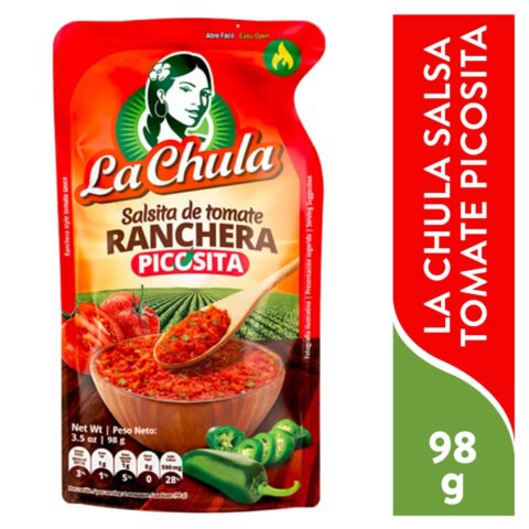 La Chula Salsa Tomate Picosita 98 g Salsa de tomate La Chula picosita -98 g