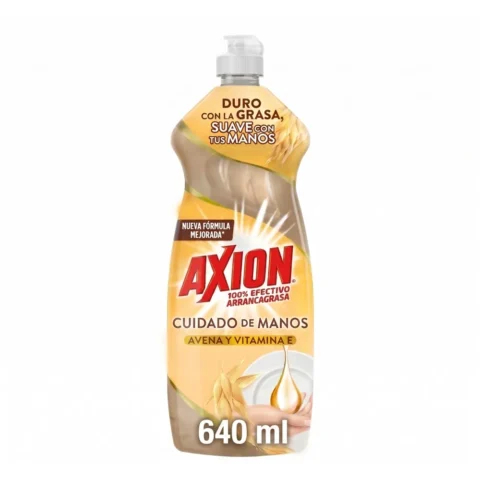 Lavaplatos Axion Avena y Vitamina E liquido - 640 ml