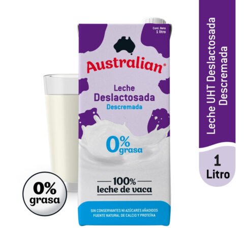 Leche Australian Deslactosada Descremada - 1 L