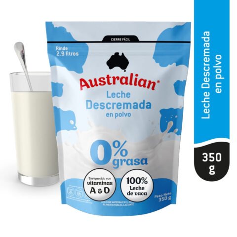 Leche Descremada Australian En Polvo - 350 g