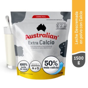 Leche Descremada Australian En Polvo Alta En Calcio - 1600 g