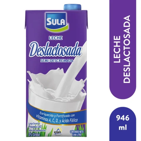 Leche Deslactosada Sula Uht - 946 ml