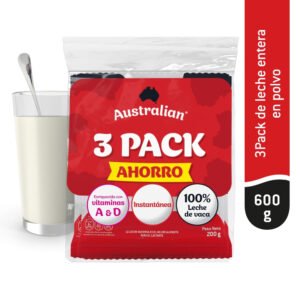 Leche En Polvo Australian 3 pack - 600 g