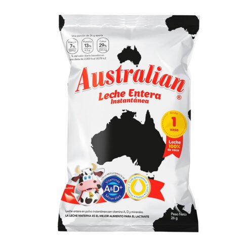 Leche Entera En Polvo Australian - 26 g