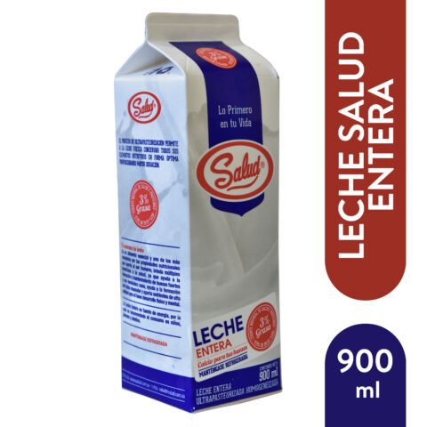 Leche Entera Fresca Salud Carton - 900 ml