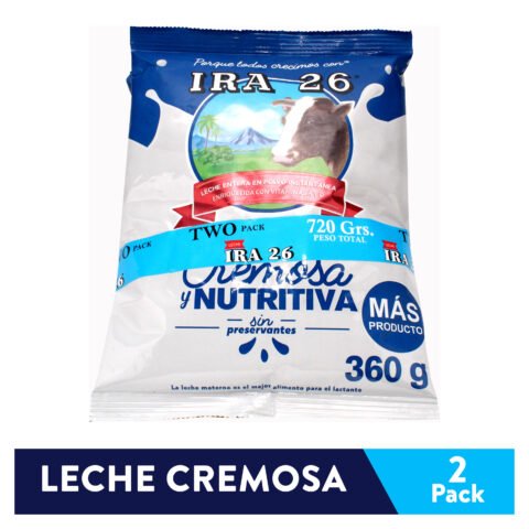 Leche instantánea IRA 26 entera 2 pack - 350 g
