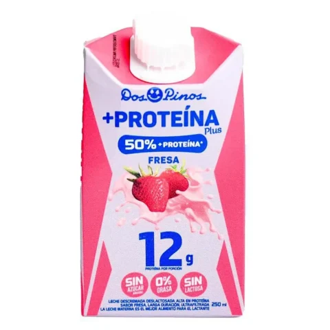 Leche Saborizada Dos Pinos Proteína Fresa - 250 g
